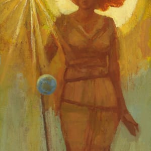 The World Feels Her Light by J. Kirk Richards