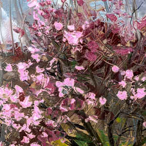 First Blossoms by Melissa Carroll  Image: Detail