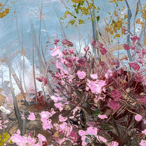 First Blossoms by Melissa Carroll  Image: Detail