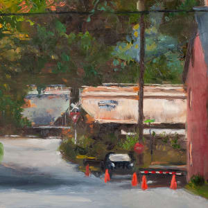 Train Crossing by Melissa Carroll  Image: Detail