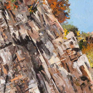 Face of Chickies Rock by Melissa Carroll  Image: Detail
