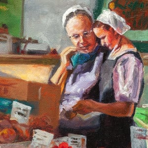 Produce Stand by Melissa Carroll 