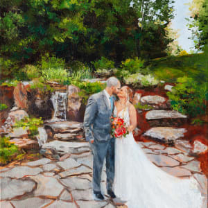 Wedding Painting by Melissa Carroll