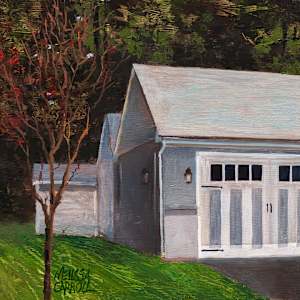 Kimmel House Portrait by Melissa Carroll  Image: Detail