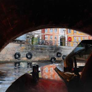 Light at the End of the Tunnel -- Copenhagen Canal by Melissa Carroll