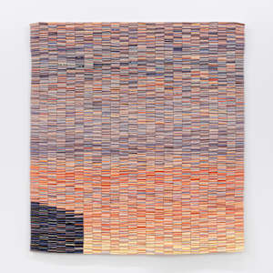 The Twilight Compositions: Blush, 2024 by Nadia Myre, Image 2.