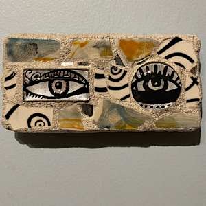 Reflector XXIX (Eye Mosaic #29) by Lisa Shinault