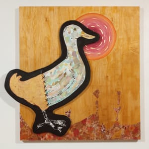 "Lovely Duck Golden Pond" by Lisa Shinault