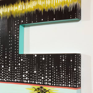 Lovely Duck Silver Lake by Lisa Shinault  Image: Side view of main panel.