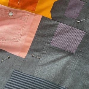 "Are we in Canada?"  Image: Up cycling of mens shirts including a pocket...