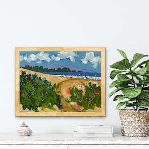 Paths in the Sand by Linda Blackerby Art 