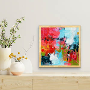 Crimson Currents by Linda Blackerby Art 