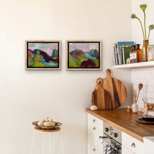Green Peaks by Linda Blackerby Art 