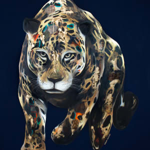 Guerrero jaguar del agua