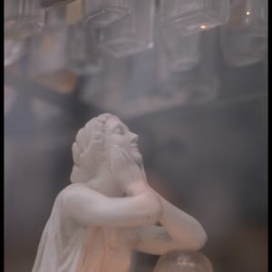 Untitled (Sculpture of woman and lamp)