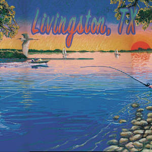 Lake Livingston Walmart Mural by Dan Terry