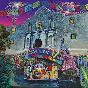 Walmart San Antonio Mural by Dan Terry