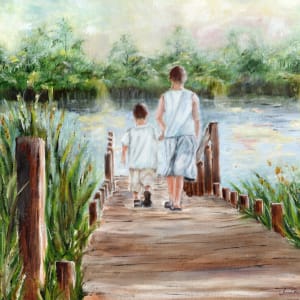 Brothers on the River Dock #1 by Jenn Royster  Image: Brothers on the River Dock Close up