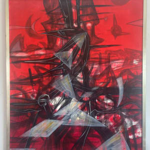 Sin Titulo (Untitled) by Máximo Caminero  Image: Obra con marco plateado