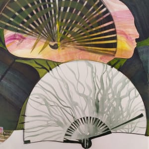 Abanicos en el paisaje by Ada Balcácer