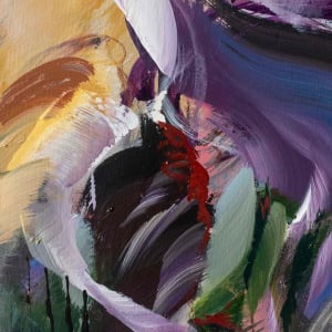 Leaping Iris by Pamela Gene Miller 