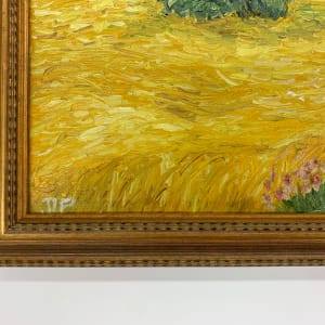 Wheatfield with Cypresses, after Van Gogh by Jennifer Pellegrino 