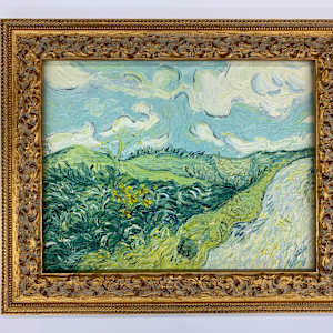 Green Wheat Fields, Auvers, after Van Gogh by Jennifer Pellegrino 