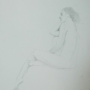 Woman Resting by Sarah Griffin Thibodeaux