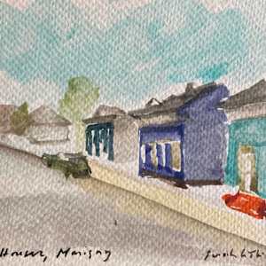Shotgun Houses, Marigny by Sarah Griffin Thibodeaux, Image 1.