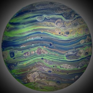 Green Planet by Studio Relics by Linda joy Weinstein 