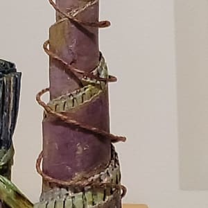 Prayer Scroll Ziggurat #4 by Linda joy Weinstein