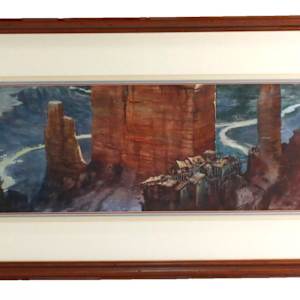 High Diggins by David Solomon  Image: As seen on eBay in 2025, this painting has been cropped and reframed.
