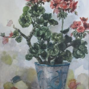 Geraniums #4 by Eileen Monaghan Whitaker