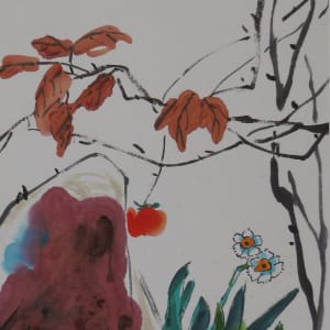 Pigeons and Narcissus by Kwan Y. Jung