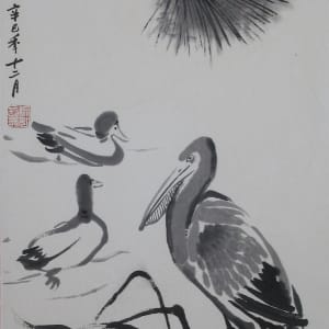 Water Fowl in Ink by Kwan Y. Jung