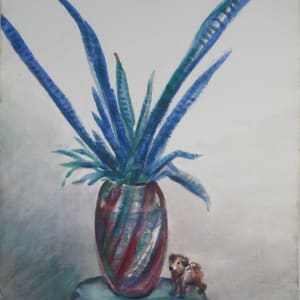 The Striped Glass Vase by Yee Wah Jung, Image 1.