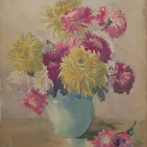 Still Life Study - Vase and Flowers by Kwan Y. Jung