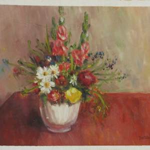 Art School Study - Bouquet in a Pot by Yee Wah Jung