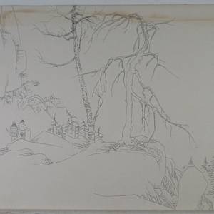 Mountain Trail (Landscape 70 draft) by Kwan Y. Jung, Image 1.