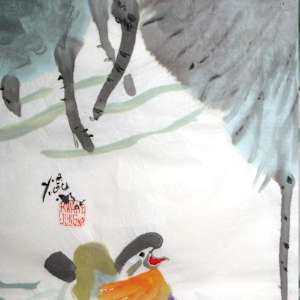 Mandarin Duck by Kwan Y. Jung, Image 1.