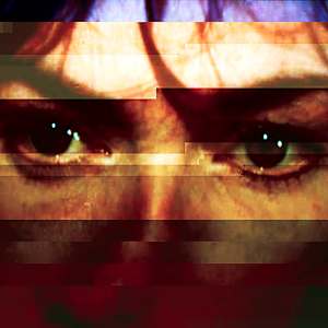 Untitled Film Still #2 (Glitch Eyes) by Chris Horner