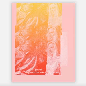 Hollywood Dreams (pink / gradient) by Chris Horner 