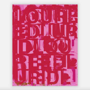 CAN'T REED (pinkandred / overspray) by Chris Horner 