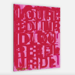 CAN'T REED (pinkandred / overspray) by Chris Horner 