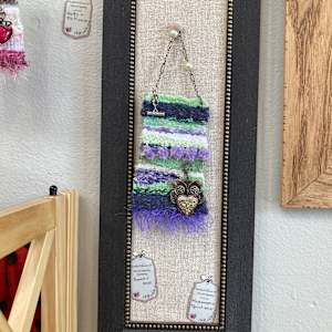 Messengers Spirit Mini Art Tapestry by Annette  Image: framed display - frame is extra it is not included in this proce