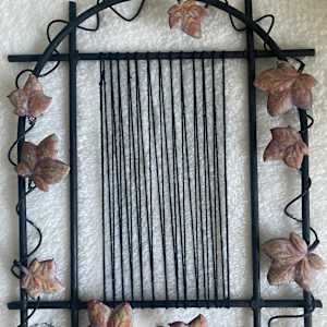 Its Fall You All Framed small Fiber Art Tapestry by Annette 