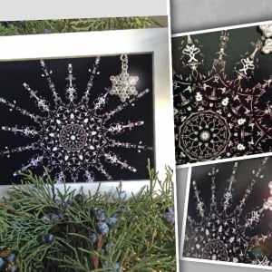 Membership Snowflake Mandala Artwork by Annette  Image: Create your own decor