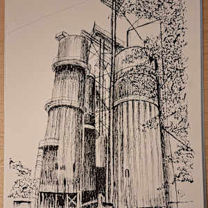 Grain Elevators by Amy Townsend, Image 1.