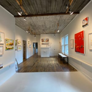 Turn Right at Tomorrow by Nicole Renee Ryan  Image: At Art & Light Gallery show in 2020 "Where Do We Go From Here" with Teresa Roche
