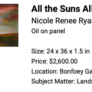 All the Suns All the Stars by Nicole Renee Ryan  Image: before I scraped it down and reworked it